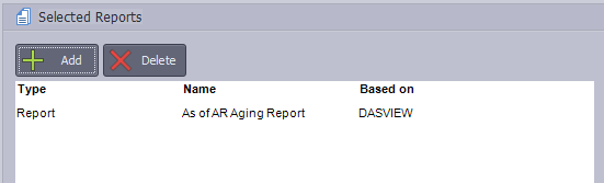 Select The Reports | ReportsNow DAS User Guide