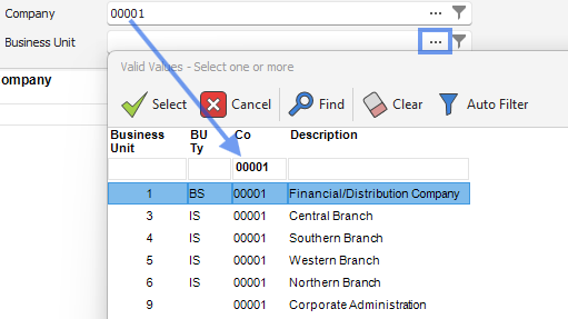 See cascading parameter