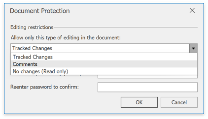 DocumentProtectionTypes