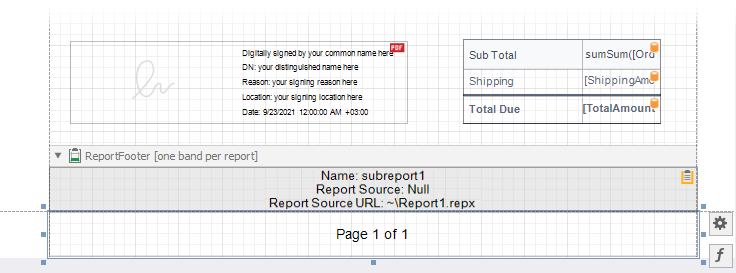 Add Page Numbers to Main Report