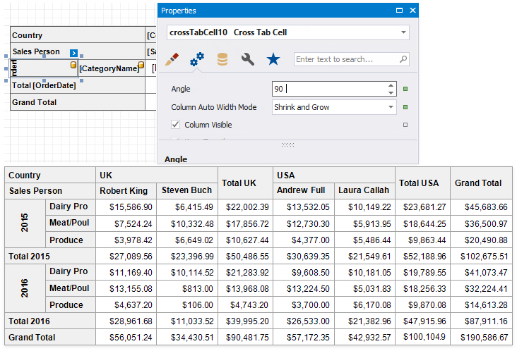 Layout And Print Options Reportsnow Das User Guide