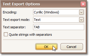 export file list to txt