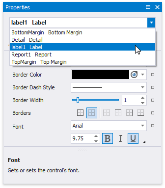 Property Grid (Tabbed View)