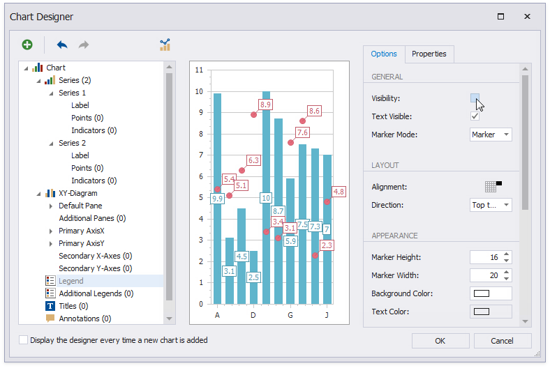 Add a Chart (Set Up Series Manually)