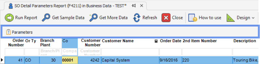 Unpin Parameter Panel