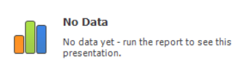 Pivot Table Presentation Warning: No data yet - run the report